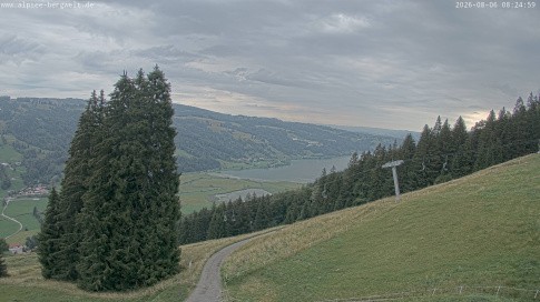Archiv Foto Webcam Immenstadt: Alpsee Bergwelt Sesselbahn