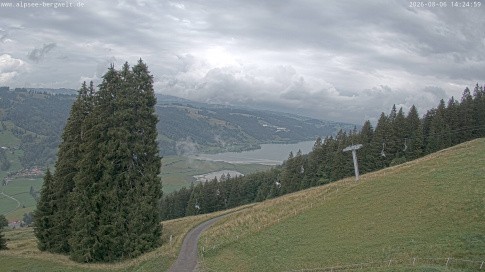 Archiv Foto Webcam Immenstadt: Alpsee Bergwelt Sesselbahn