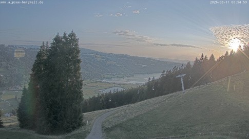 Archived image Webcam Alpsee chair lift (Alpsee Coaster)