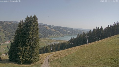Archived image Webcam Alpsee chair lift (Alpsee Coaster)