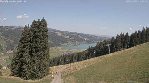 Archived image Webcam Alpsee chair lift (Alpsee Coaster)