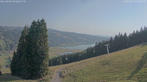 Archiv Foto Webcam Immenstadt: Alpsee Bergwelt Sesselbahn