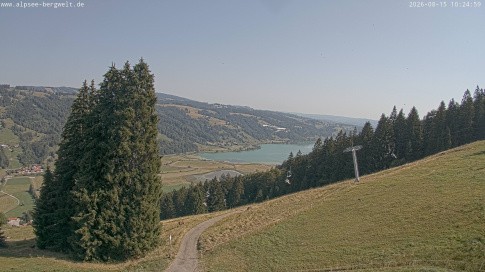 Archiv Foto Webcam Immenstadt: Alpsee Bergwelt Sesselbahn