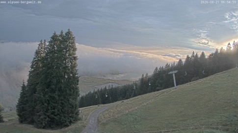 Archiv Foto Webcam Immenstadt: Alpsee Bergwelt Sesselbahn