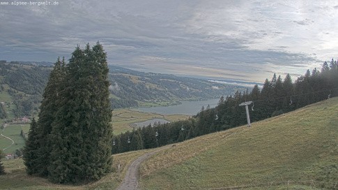 Archiv Foto Webcam Immenstadt: Alpsee Bergwelt Sesselbahn