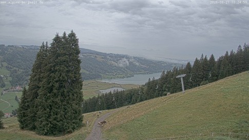 Archiv Foto Webcam Immenstadt: Alpsee Bergwelt Sesselbahn