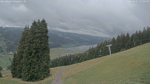Archiv Foto Webcam Immenstadt: Alpsee Bergwelt Sesselbahn