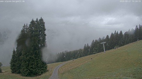 Archiv Foto Webcam Immenstadt: Alpsee Bergwelt Sesselbahn