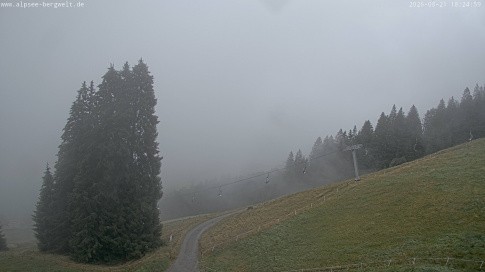 Archiv Foto Webcam Immenstadt: Alpsee Bergwelt Sesselbahn