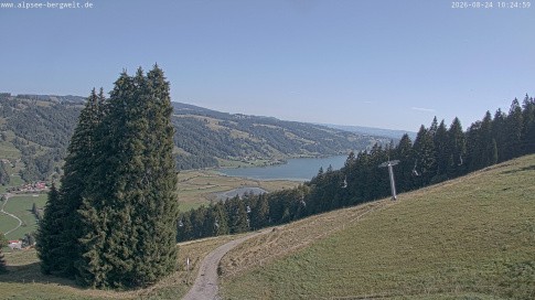 Archiv Foto Webcam Immenstadt: Alpsee Bergwelt Sesselbahn