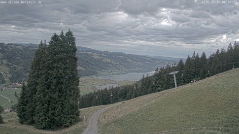 Archived image Webcam Alpsee chair lift (Alpsee Coaster)