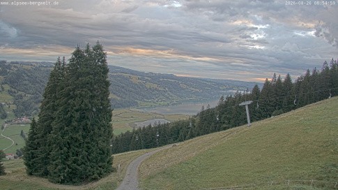 Archived image Webcam Alpsee chair lift (Alpsee Coaster)