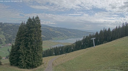 Archived image Webcam Alpsee chair lift (Alpsee Coaster)