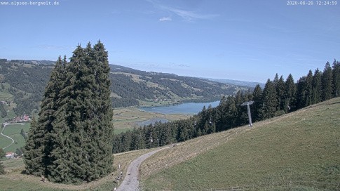 Archived image Webcam Alpsee chair lift (Alpsee Coaster)