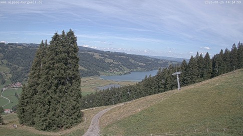 Archived image Webcam Alpsee chair lift (Alpsee Coaster)