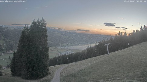 Archiv Foto Webcam Immenstadt: Alpsee Bergwelt Sesselbahn