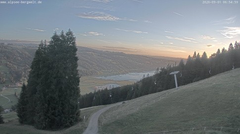 Archiv Foto Webcam Immenstadt: Alpsee Bergwelt Sesselbahn