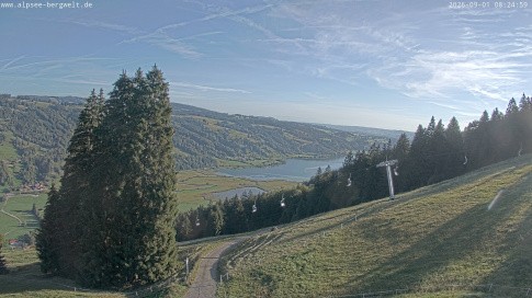 Archiv Foto Webcam Immenstadt: Alpsee Bergwelt Sesselbahn