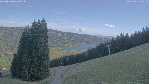 Archiv Foto Webcam Immenstadt: Alpsee Bergwelt Sesselbahn