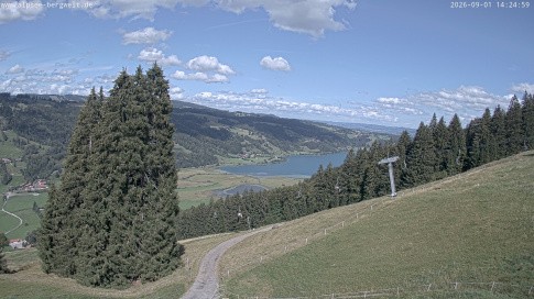 Archiv Foto Webcam Immenstadt: Alpsee Bergwelt Sesselbahn