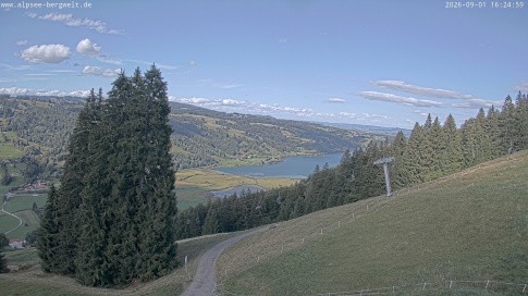 Archiv Foto Webcam Immenstadt: Alpsee Bergwelt Sesselbahn