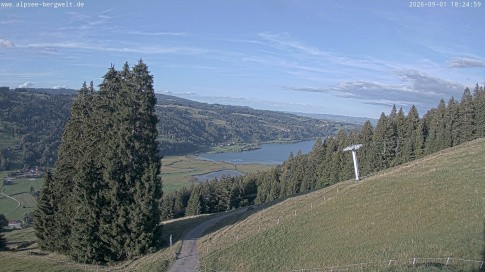 Archiv Foto Webcam Immenstadt: Alpsee Bergwelt Sesselbahn