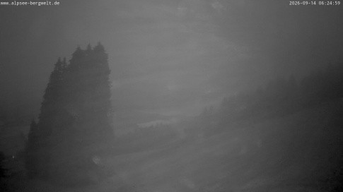 Archived image Webcam Alpsee chair lift (Alpsee Coaster)