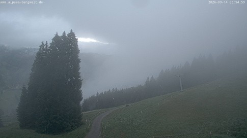 Archived image Webcam Alpsee chair lift (Alpsee Coaster)
