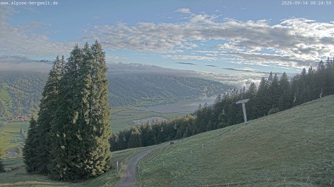 Archived image Webcam Alpsee chair lift (Alpsee Coaster)
