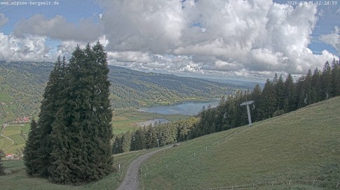 Archived image Webcam Alpsee chair lift (Alpsee Coaster)