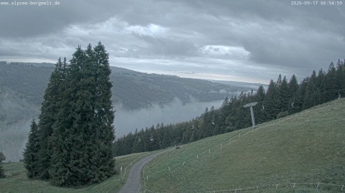 Archiv Foto Webcam Immenstadt: Alpsee Bergwelt Sesselbahn