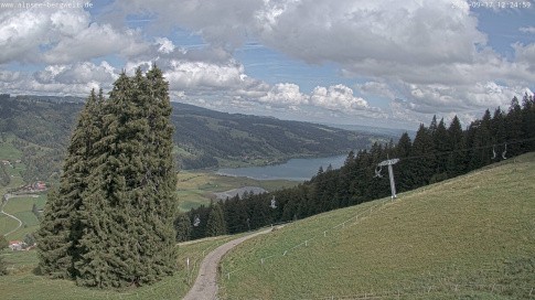 Archiv Foto Webcam Immenstadt: Alpsee Bergwelt Sesselbahn