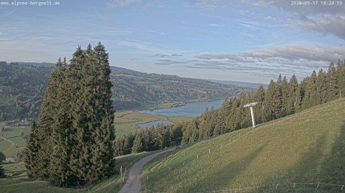 Archiv Foto Webcam Immenstadt: Alpsee Bergwelt Sesselbahn