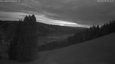 Archiv Foto Webcam Immenstadt: Alpsee Bergwelt Sesselbahn