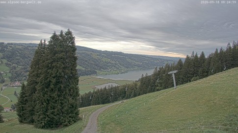 Archiv Foto Webcam Immenstadt: Alpsee Bergwelt Sesselbahn