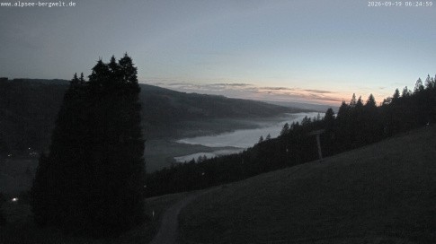 Archived image Webcam Alpsee chair lift (Alpsee Coaster)