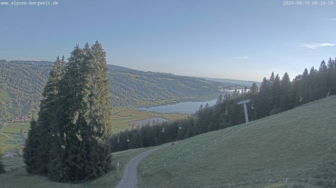 Archived image Webcam Alpsee chair lift (Alpsee Coaster)