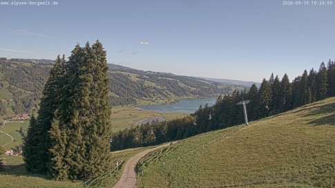 Archived image Webcam Alpsee chair lift (Alpsee Coaster)