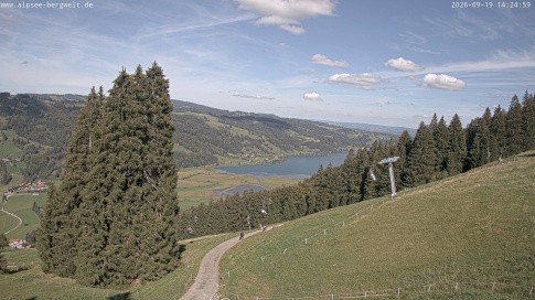 Archived image Webcam Alpsee chair lift (Alpsee Coaster)