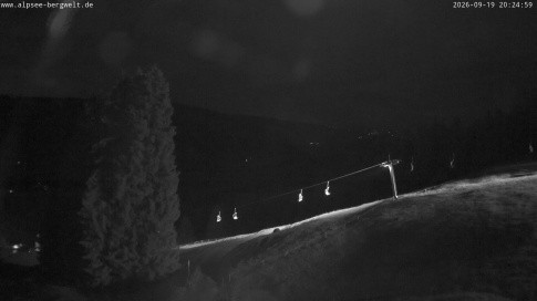 Archived image Webcam Alpsee chair lift (Alpsee Coaster)