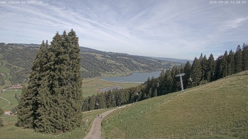 Archived image Webcam Alpsee chair lift (Alpsee Coaster)