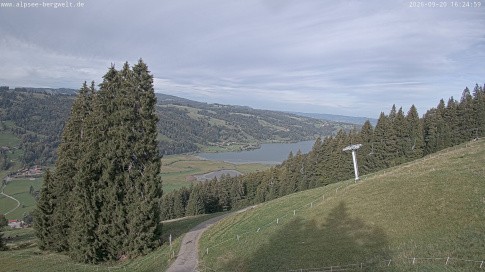 Archiv Foto Webcam Immenstadt: Alpsee Bergwelt Sesselbahn
