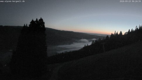Archived image Webcam Alpsee chair lift (Alpsee Coaster)