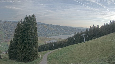 Archiv Foto Webcam Immenstadt: Alpsee Bergwelt Sesselbahn