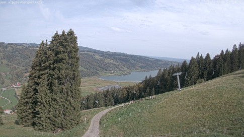 Archiv Foto Webcam Immenstadt: Alpsee Bergwelt Sesselbahn