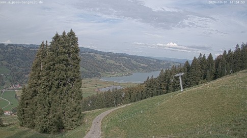 Archived image Webcam Alpsee chair lift (Alpsee Coaster)