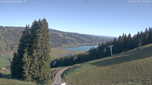 Archiv Foto Webcam Immenstadt: Alpsee Bergwelt Sesselbahn