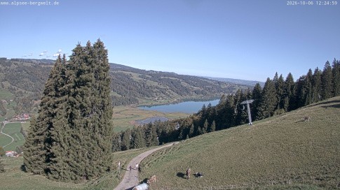 Archiv Foto Webcam Immenstadt: Alpsee Bergwelt Sesselbahn