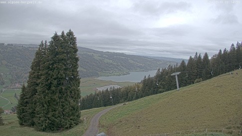Archived image Webcam Alpsee chair lift (Alpsee Coaster)