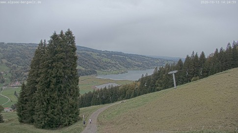 Archiv Foto Webcam Immenstadt: Alpsee Bergwelt Sesselbahn